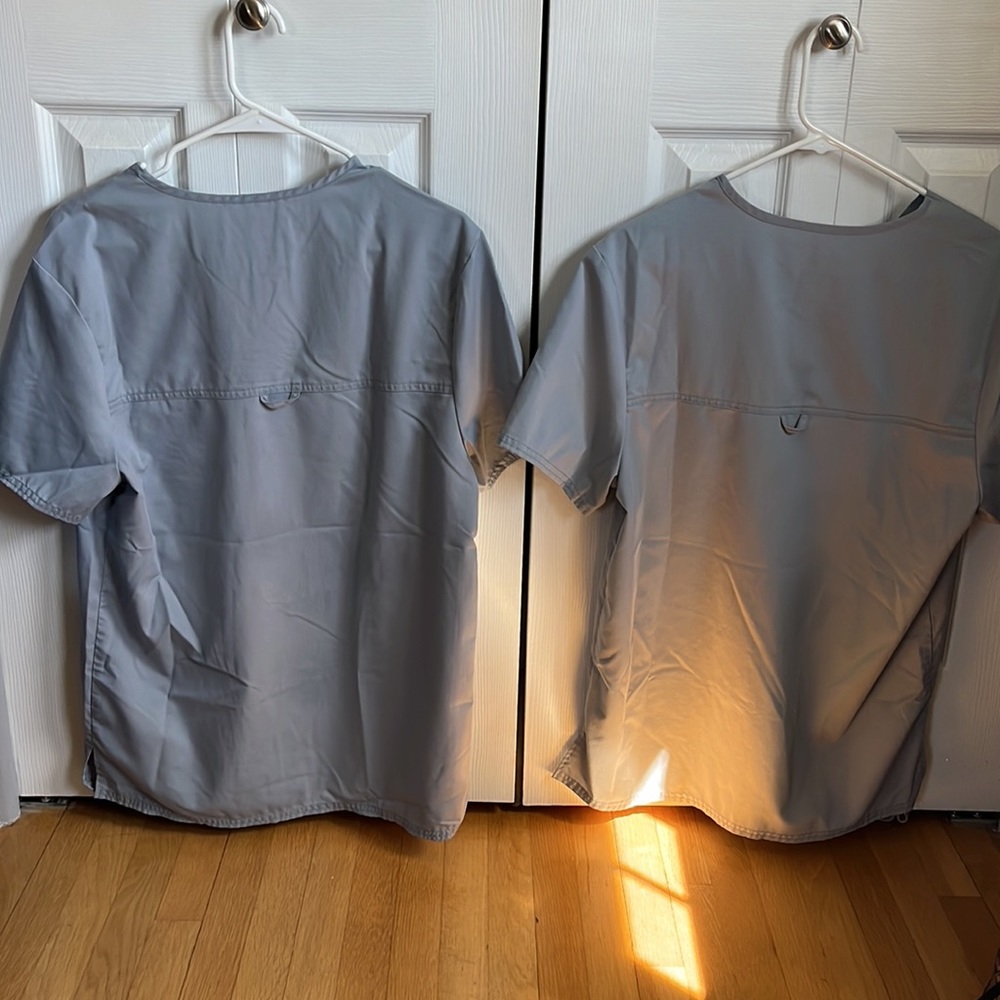 Cherokee Men’s Gray Scrub (Sz. S) x2 - Picture 3 of 4